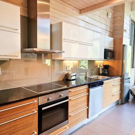 Willa Luoteistuuli - 8+2 Hloe, Luoteis-himos Ski-in/out, 88m² + 30m² Jämsä