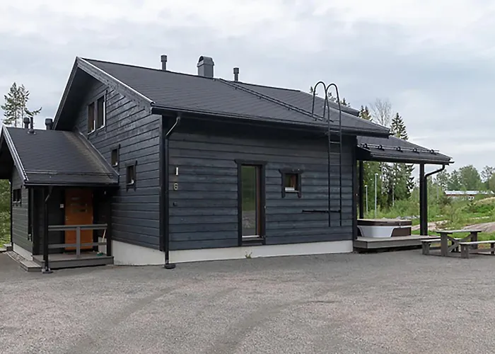 Luoteistuuli - 8+2 Hloe, Luoteis-himos Ski-in/out, 88m² + 30m² Villa *